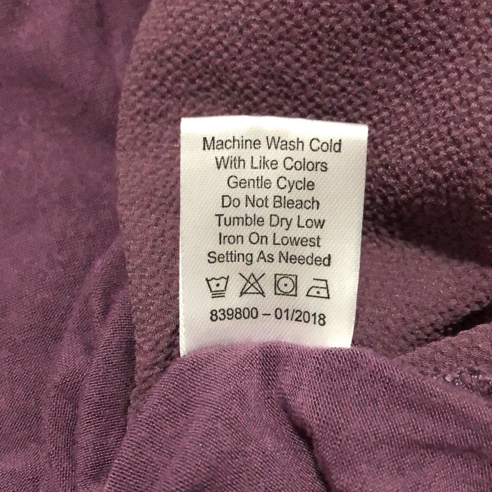 Tempted Purple Ruffled Blouse Womens Plus Size 2X - Picture 4 of 11